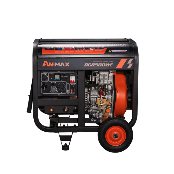 Gerador De Energia E Soldador Anmax Dg8500we 3.7kva 50a250ah
